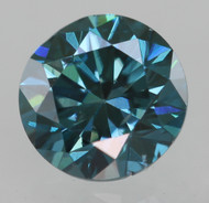 0.32 CARAT VIVID BLUE VS1 ROUND BRILLIANT NATURAL EARTH MINED LOOSE DIAMOND 4.23MM *360 MAGNIFIED REAL IMAGES & VIDEOS
