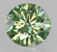 0.17 CARAT OLIVE GREEN VVS2 ROUND BRILLIANT NATURAL EARTH MINED LOOSE DIAMOND 3.61MM *360 MAGNIFIED REAL IMAGES & VIDEOS