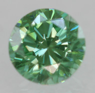 0.24 CARAT OLIVE GREEN VVS2 ROUND BRILLIANT NATURAL EARTH MINED LOOSE DIAMOND 3.86MM *360 MAGNIFIED REAL IMAGES & VIDEOS