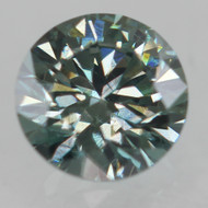 0.28 CARAT GREEN BLUE VVS2 ROUND BRILLIANT NATURAL EARTH MINED LOOSE DIAMOND 4.19MM *360 MAGNIFIED REAL IMAGES & VIDEOS