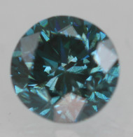 0.35 CARAT VIVID BLUE VS2 ROUND BRILLIANT NATURAL EARTH MINED LOOSE DIAMOND 4.19MM *360 MAGNIFIED REAL IMAGES & VIDEOS