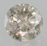 0.64 CARAT K COLOR SI2 ROUND BRILLIANT NATURAL EARTH MINED LOOSE DIAMOND FOR JEWELRY 5.35MM *360 REAL IMAGES & VIDEOS