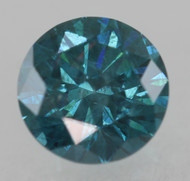 0.68 CARAT VIVID BLUE SI1 ROUND BRILLIANT NATURAL EARTH MINED LOOSE DIAMOND 5.56MM *360 MAGNIFIED REAL IMAGES & VIDEOS