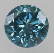 0.32 CARAT VIVID BLUE VVS2 ROUND BRILLIANT NATURAL EARTH MINED LOOSE DIAMOND 4.19MM *360 MAGNIFIED REAL IMAGES & VIDEOS