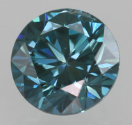 0.34 CARAT VIVID BLUE VS2 ROUND BRILLIANT NATURAL EARTH MINED LOOSE DIAMOND 4.25MM *360 MAGNIFIED REAL IMAGES & VIDEOS