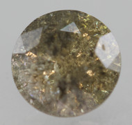 0.79 Carat Fancy Intense Brown Round Brilliant Natural EARTH MINED Loose Diamond 5.74mm *360 MAGNIFIED IMAGES & VIDEOS