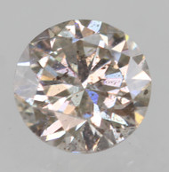0.30 Carat Top Top Light Brown SI1 Round Brilliant Natural EARTH MINED Loose Diamond 4.24mm *360 REAL IMAGES & VIDEOS