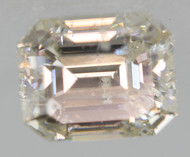 CERTIFIED 1.02 CARAT J COLOR SI1 EMERALD NATURAL EARTH MINED LOOSE DIAMOND FOR RING 6.05X4.83MM  *360 VIDEOS & IMAGES