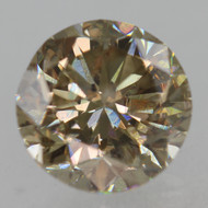 CERTIFIED 1.00 CARAT BROWN YELLOW VS2 ROUND BRILLIANT NATURAL EARTH MINED LOOSE DIAMOND 6.09MM  *360 VIDEOS & IMAGES