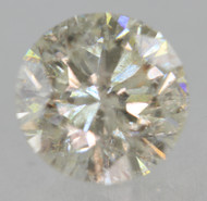 CERTIFIED 1.32 CARAT I COLOR SI2 ROUND BRILLIANT NATURAL EARTH MINED LOOSE DIAMOND FOR JEWELRY 6.92MM *360 VIDEO & PICS