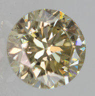 Certified 0.75 Carat Fancy Brownish Yellow VS1 Round Brilliant Natural EARTH MINED Loose Diamond 5.86mm *360 VID & PICS
