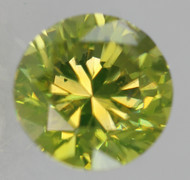 CERTIFIED 0.61 CARAT GREEN YELLOW VS2 ROUND BRILLIANT NATURAL EARTH MINED LOOSE DIAMOND 5.31MM *360 VIDEOS & IMAGES
