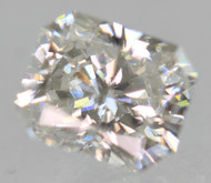 Certified 0.65 Carat G Color VVS2 Radiant Natural EARTH MINED Loose Diamond For Ring 5.25x4.37mm  *360 VIDEOS & IMAGES