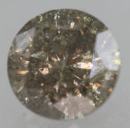 Certified 2.06 Carat Fancy Yellowish Brown SI2 Round Brilliant Natural EARTH MINED Loose Diamond 8.14mm *360 VID & PICS