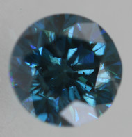 CERTIFIED 0.80 CARAT VIVID BLUE VS1 ROUND BRILLIANT NATURAL EARTH MINED LOOSE DIAMOND 5.65MM  *360 REAL VIDEOS & IMAGES