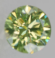 CERTIFIED 0.64 CARAT FANCY GREEN VS2 ROUND BRILLIANT NATURAL EARTH MINED LOOSE DIAMOND 5.6MM  *360 REAL VIDEOS & IMAGES