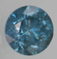CERTIFIED 1.08 CARAT VIVID BLUE SI2 ROUND BRILLIANT NATURAL EARTH MINED LOOSE DIAMOND 6.2MM  *360 REAL VIDEOS & IMAGES