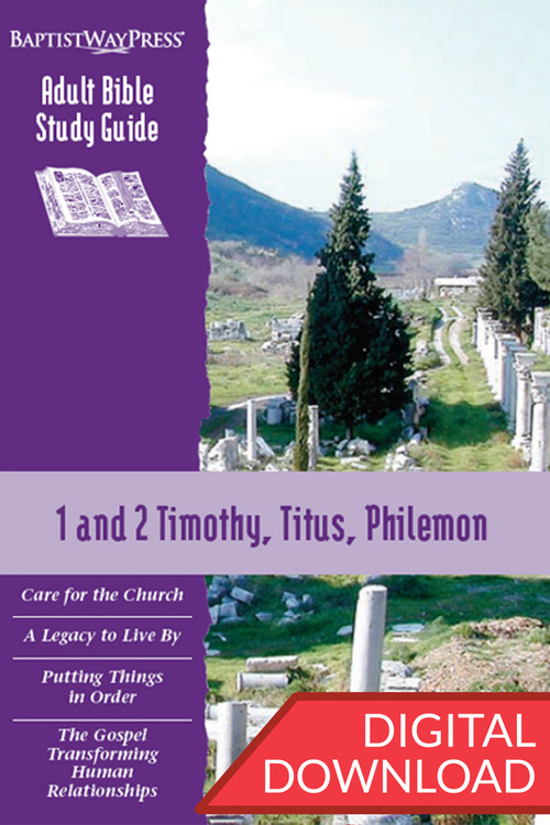 Digital Bible study of 1 and 2 Timothy, Titus, and Philemon. Complete with devotional commentary and reflection questions each of the 13 lessons. PDF; 140 pages.