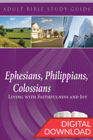 Digital Bible study on thirteen lessons from Ephesians, Philippians, and Colossians. Complete with devotional commentary and reflection questions for all 13 lessons. PDF; 142 pages.