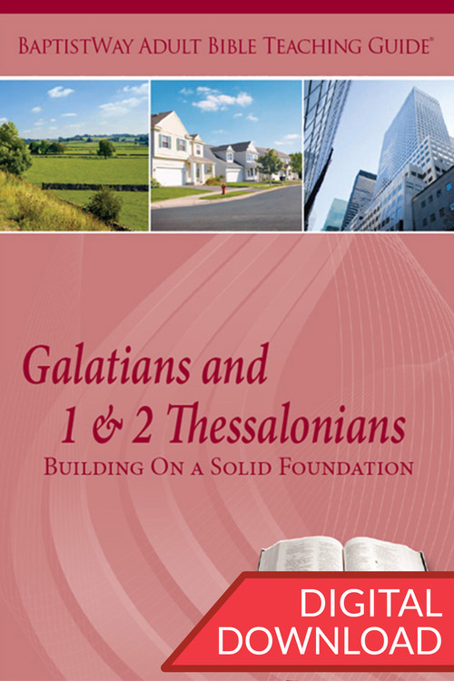 Digital Bible commentary on Galatians and 1 & 2 Thessalonians with 2 sets of teaching plans for each of the 8 lessons on Galatians and 5 lessons on 1 & 2 Thessalonians. PDF; 157 pages.