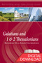 Digital large print Bible study with 8 lessons on Galatians and 5 lessons on 1 & 2 Thessalonians complete with devotional commentary on the passages and reflective questions. PDF; 223 pages.