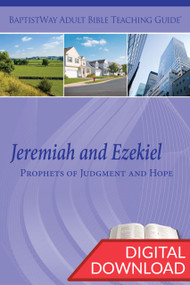 Digital teaching guide on Bible study of Jeremiah and Ezekiel complete with Bible commentary and 2 sets of teaching plans. 8 lessons on Jeremiah & 5 lessons on Ezekiel; PDF; 167 pages.