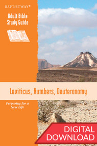 Digital Bible study of Leviticus, Numbers, and Deuteronomy. 13 lessons; PDF; 147 pages.