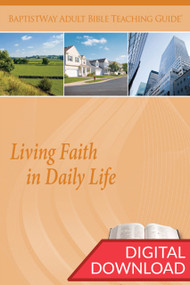 Digital teaching guide complete with Bible commentary and 2 sets of teaching plans on this study of the Biblical theme of Living Faith in Daily Life. PDF; 154 pages.