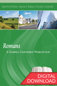 Digital study guide on Romans for small group members with devotional Bible comments and reflection questions for each of 13 lessons. PDF; 135 pages.