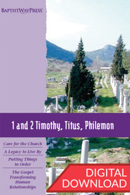 Digital teaching plans to lead a Bible study of  1 and 2 Timothy, Titus, and Philemon. 13 lessons; PDF.