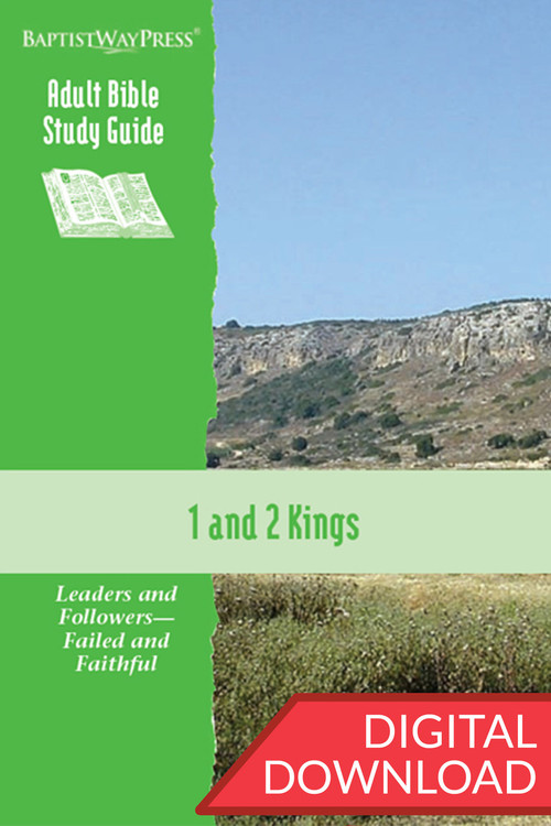Digital Bible study guide on 1 & 2 Kings. 13 lessons; PDF; 162 pages