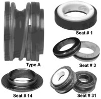 Pump Seal, Shaft Size - 0.625, 1.218 OD Seal Head, Type A, 1.250 OD Mating Ring, BMFJF.