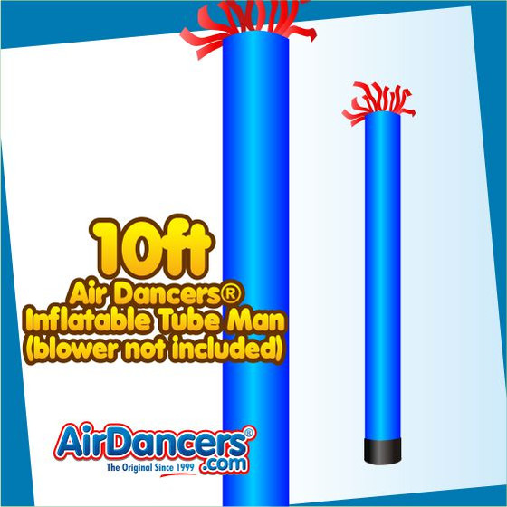 Blue Tube Air Dancers® Inflatable Tube Man 10ft by AirDancers.com