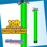 Green Tube Air Dancers® Inflatable Tube Man 10ft by AirDancers.com