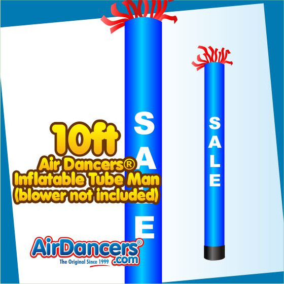 Blue Tube Sale Air Dancers® Inflatable Tube Man 10ft by AirDancers.com