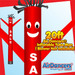 Red Sale Air Dancers® Inflatable Tube Man 20ft by AirDancers.com