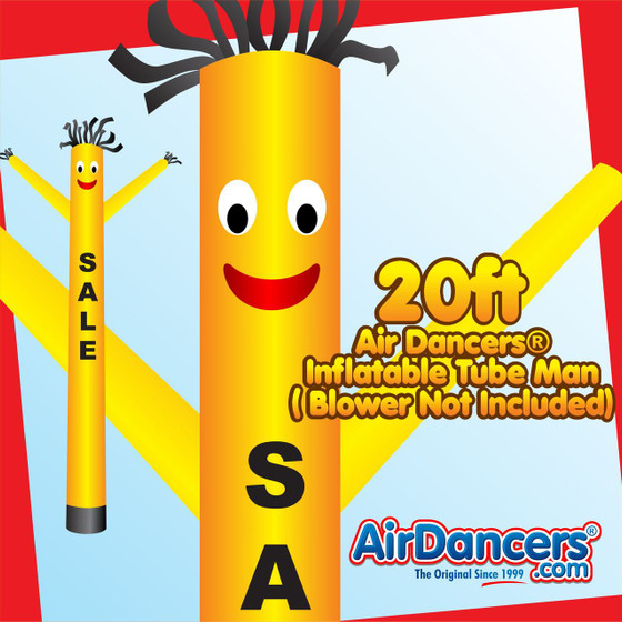 Yellow Sale Air Dancers® Inflatable Tube Man 20ft by AirDancers.com