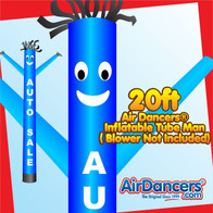Blue Auto Sale Air Dancers® Inflatable Tube Man 20ft by AirDancers.com