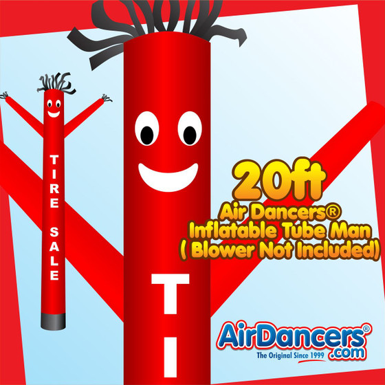 Tire Sale Air Dancers® Inflatable Tube Man 20ft by AirDancers.com