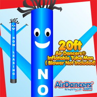 Blue Now Leasing Air Dancers® Inflatable Tube Man 20ft by AirDancers.com