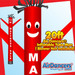 Red Mattress Sale Air Dancers® Inflatable Tube Man 20ft by AirDancers.com