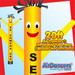 Yellow Se Compra Oro Air Dancers® Inflatable Tube Man 20ft by AirDancers.com