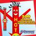 Red Hot Sale Sun Shape Air Dancers® Inflatable Tube Man 20ft by AirDancers.com
