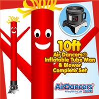 Red Air Dancers® Inflatable Tube Man & Blower 10ft Set by AirDancers.com