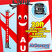 Red Auto Repair Air Dancers® inflatable tube man & Blower Set 20ft