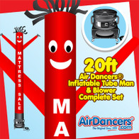 Red Mattress Sale Air Dancers® inflatable tube man & Blower Set 20ft