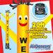 Yellow We Buy Gold Air Dancers® inflatable tube man & Blower Set 20ft