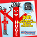 Red Huge Sale Arrow Shape Air Dancers® inflatable tube man & Blower Set 20ft