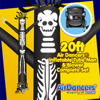Halloween Skeleton Air Dancers® Inflatable Tube Man & Blower Set