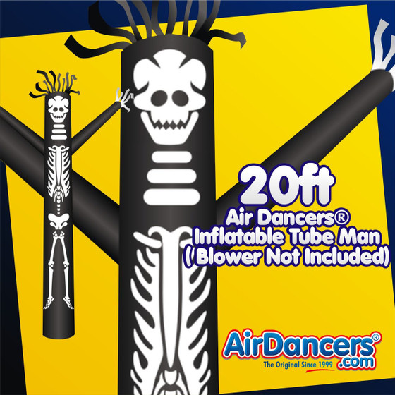 Halloween Skeleton Air Dancers® Inflatable Tube Man 20ft